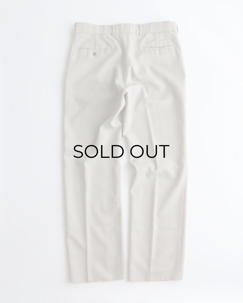 画像2: 80's LEVI'S "ACTION SLACKS" POLYESTER SLACKS "MADE IN USA" 【SIZE : W34 x L32 程度】 (2)