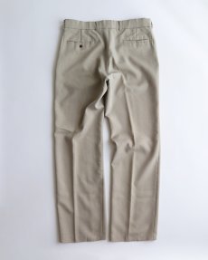 画像2: 80's LEVI'S "ACTION SLACKS" POLYESTER SLACKS "MADE IN USA" 【SIZE : W34 x L32 程度】 (2)