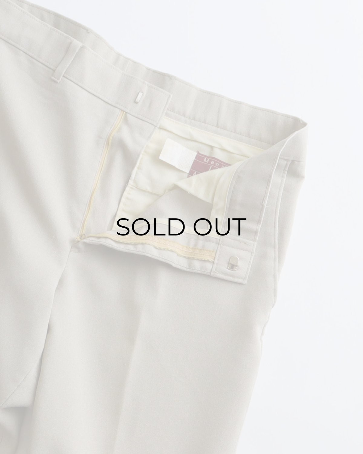 画像4: 80's LEVI'S "ACTION SLACKS" POLYESTER SLACKS "MADE IN USA" 【SIZE : W34 x L32 程度】 (4)