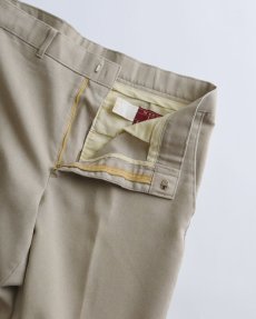 画像4: 80's LEVI'S "ACTION SLACKS" POLYESTER SLACKS "MADE IN USA" 【SIZE : W34 x L32 程度】 (4)