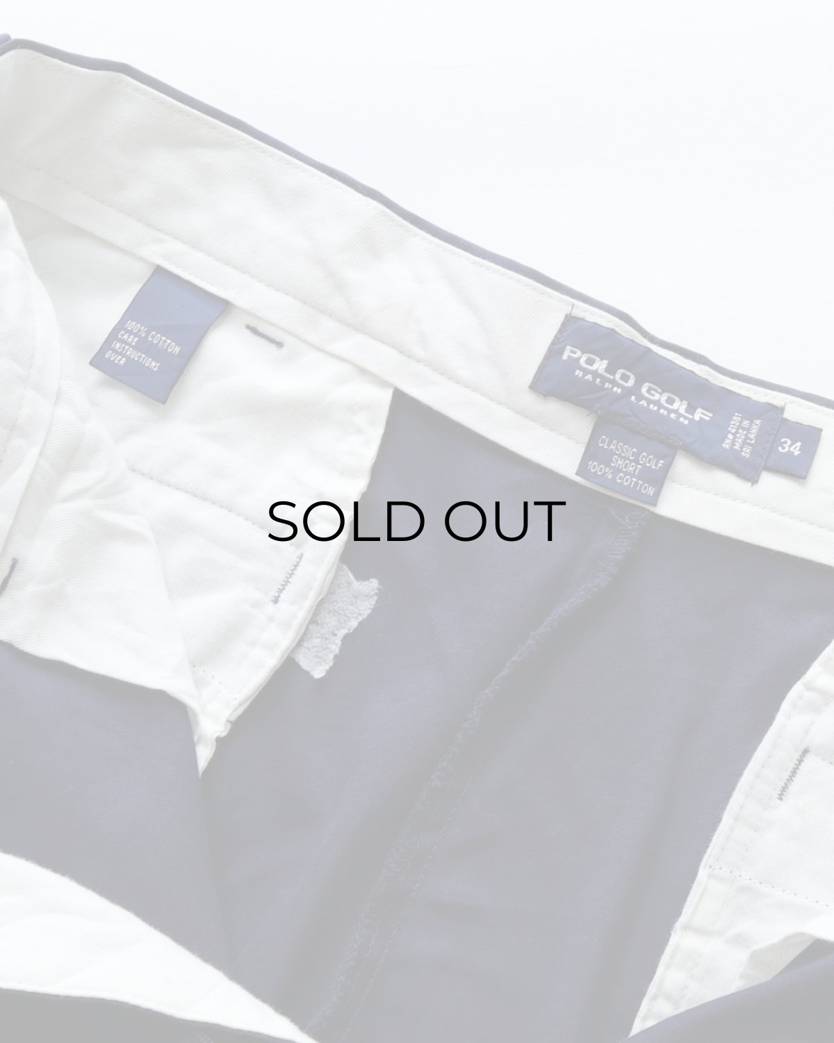 画像7: RALPH LAUREN "POLO GOLF" COTTON TWILL TUCK SHORTS 【W34 程度】 (7)