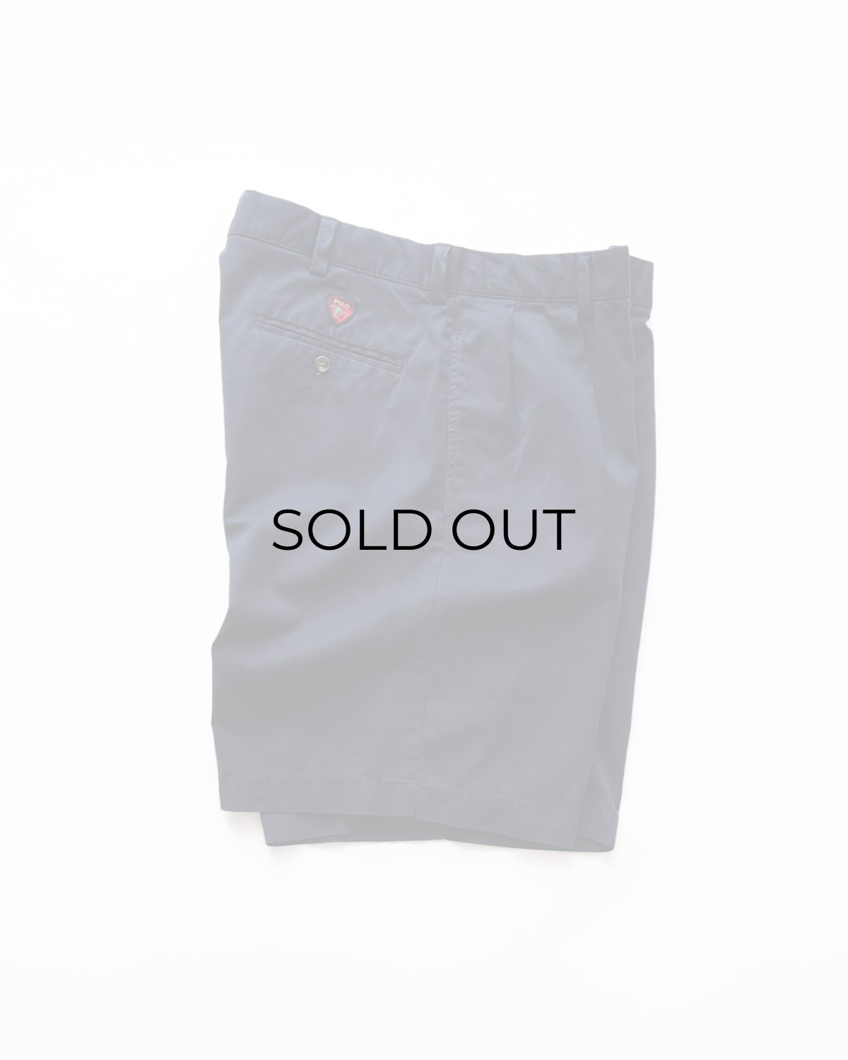 画像2: RALPH LAUREN "POLO GOLF" COTTON TWILL TUCK SHORTS 【W34 程度】 (2)