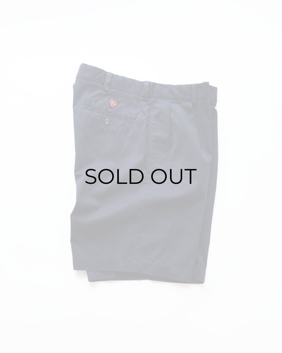 画像2: RALPH LAUREN "POLO GOLF" COTTON TWILL TUCK SHORTS 【W34 程度】 (2)