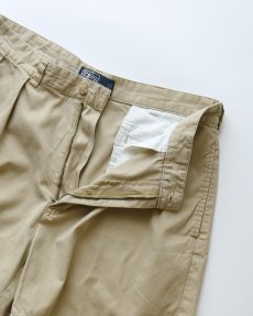画像4: Polo by Ralph Lauren COTTON TWILL TUCK SHORTS 【W34 程度】 (4)
