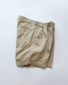 画像2: Polo by Ralph Lauren COTTON TWILL TUCK SHORTS 【W34 程度】 (2)