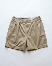 画像1: 〜00's Polo by Ralph Lauren "POLO CHINO" COTTON TWILL TUCK SHORTS 【W34 程度】 (1)