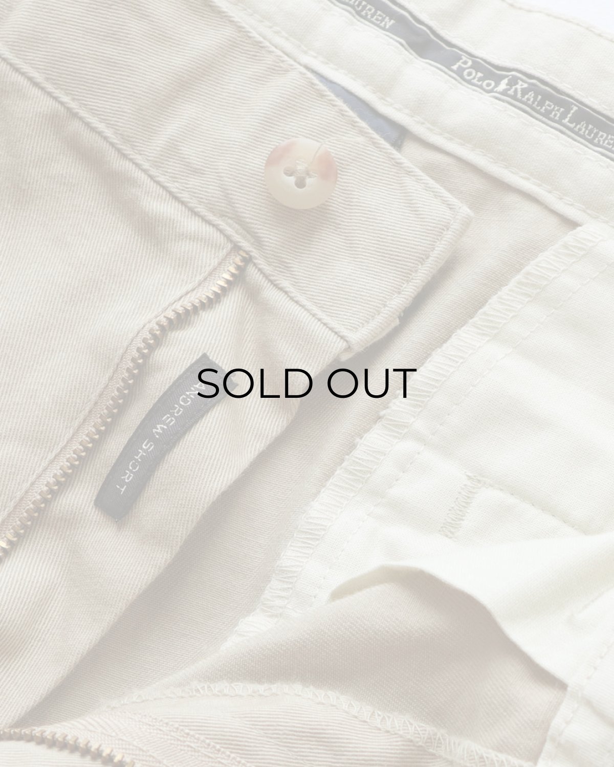 画像7: 〜00's Polo by Ralph Lauren "POLO CHINO" COTTON TWILL TUCK SHORTS 【W34 程度】 (7)