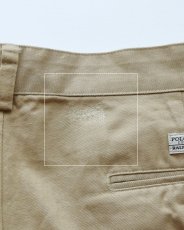 画像10: 〜00's Polo by Ralph Lauren "POLO CHINO" COTTON TWILL TUCK SHORTS 【W34 程度】 (10)