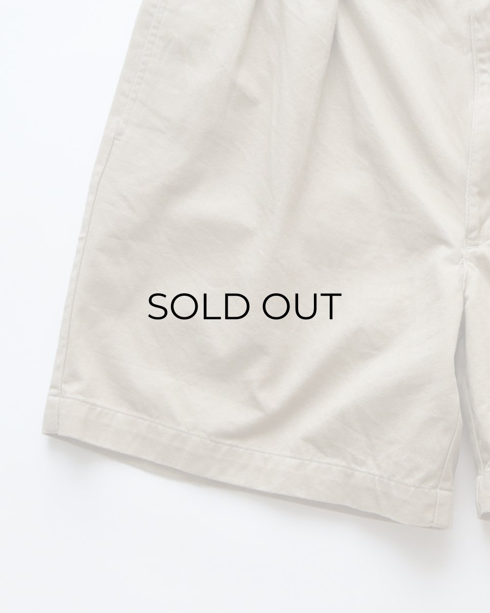 画像5: 〜00's Polo by Ralph Lauren "POLO CHINO" COTTON TWILL TUCK SHORTS 【W34 程度】 (5)