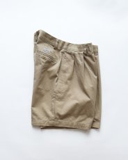 画像2: 〜00's Polo by Ralph Lauren "POLO CHINO" COTTON TWILL TUCK SHORTS 【W34 程度】 (2)
