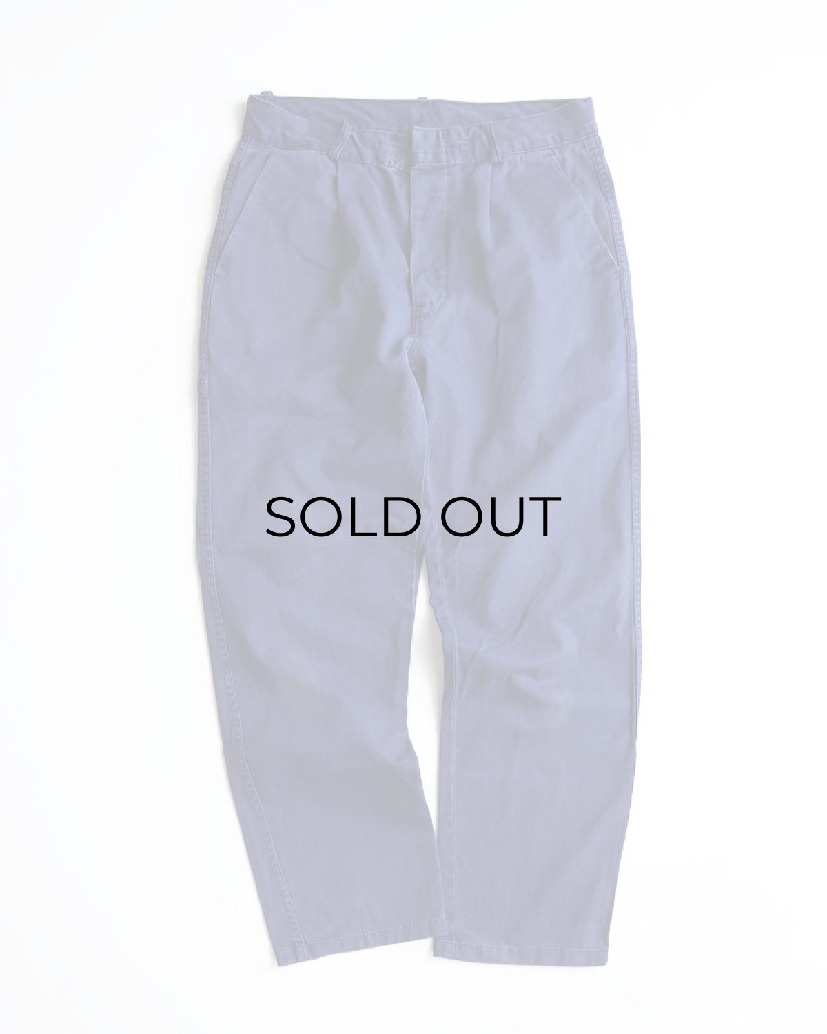 画像1: OLD Brembo COTTON DRILL ITALIAN WORK PANTS　【W32 x L30 程度】 (1)