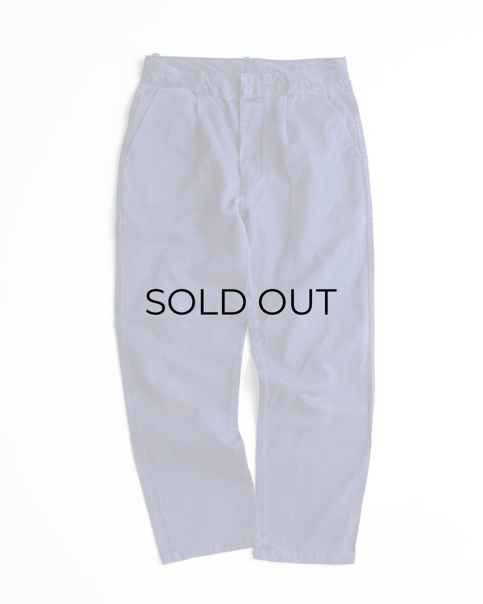 画像1: OLD Brembo COTTON DRILL ITALIAN WORK PANTS　【W32 x L30 程度】 (1)