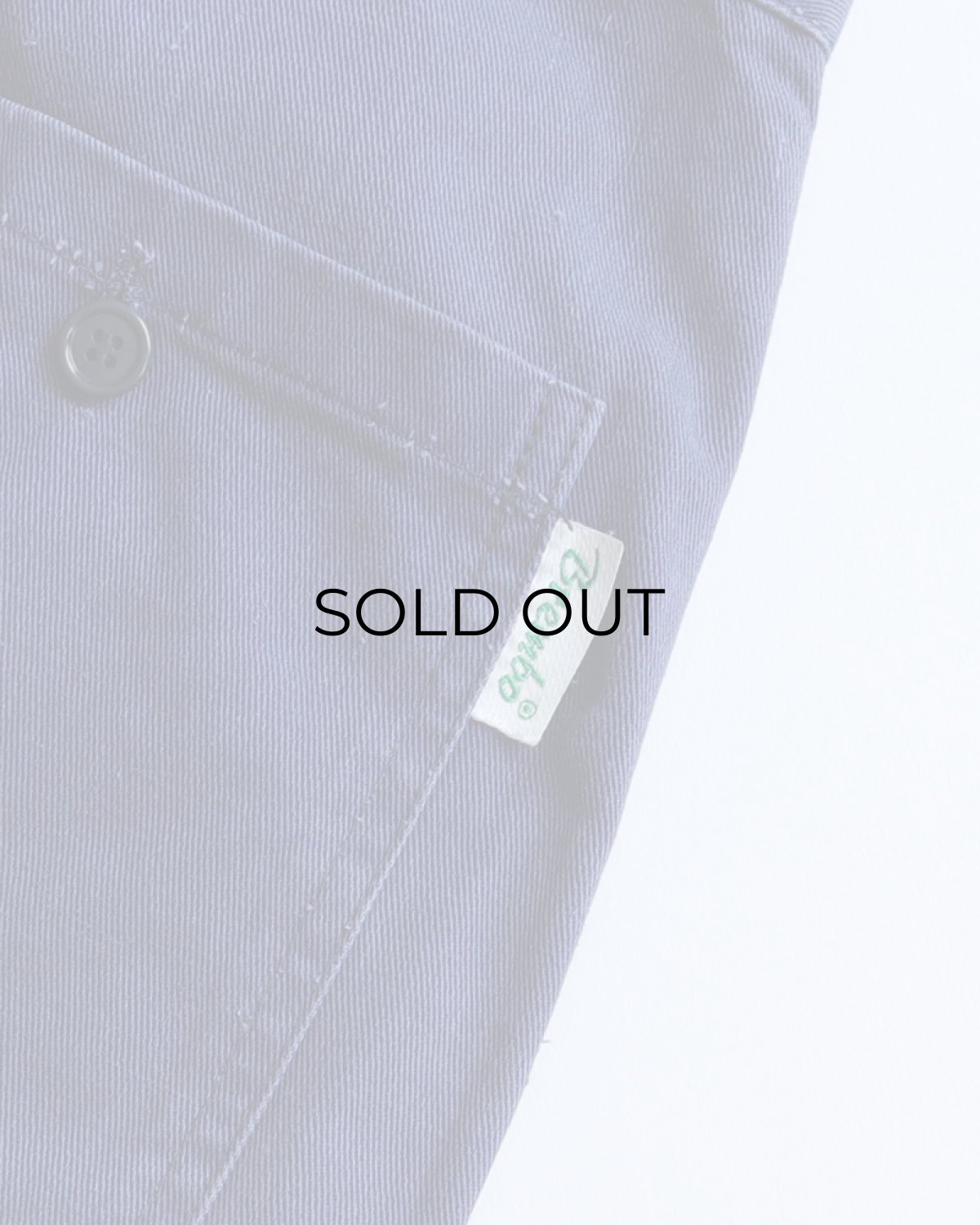 画像8: OLD Brembo COTTON DRILL ITALIAN WORK PANTS 【W32 x L30 程度】 (8)