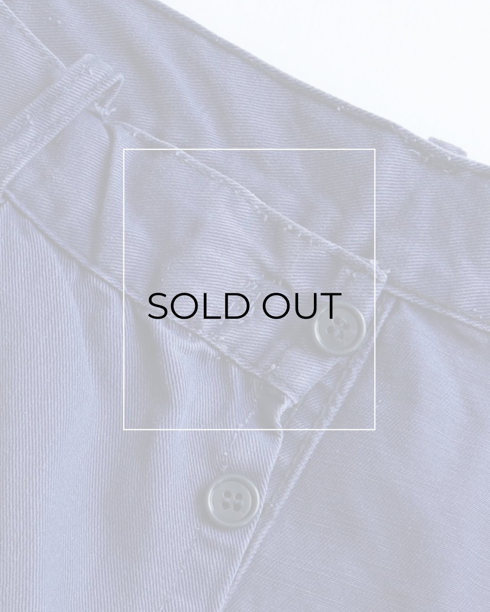 画像11: OLD Brembo COTTON DRILL ITALIAN WORK PANTS　【W32 x L30 程度】 (11)