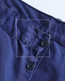 画像11: OLD Brembo COTTON DRILL ITALIAN WORK PANTS　【W32 x L30 程度】 (11)