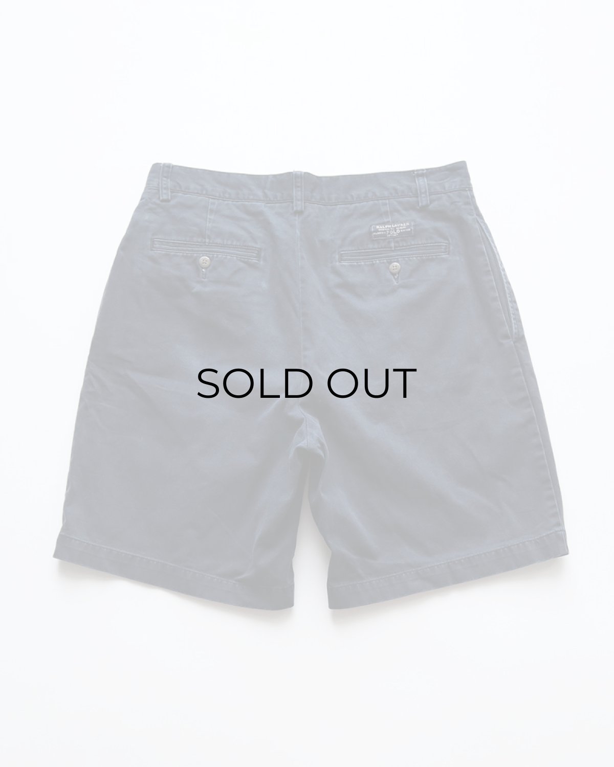 画像3: Polo by Ralph Lauren "POLO CHINO" COTTON TWILL TUCK SHORTS 【W33 程度】 (3)