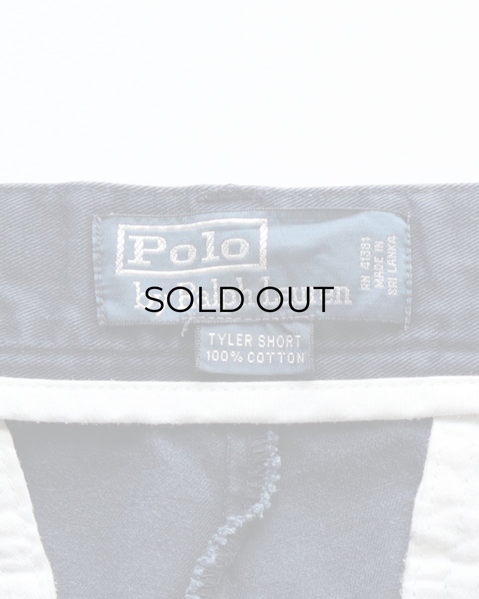 画像7: Polo by Ralph Lauren "POLO CHINO" COTTON TWILL TUCK SHORTS 【W33 程度】 (7)