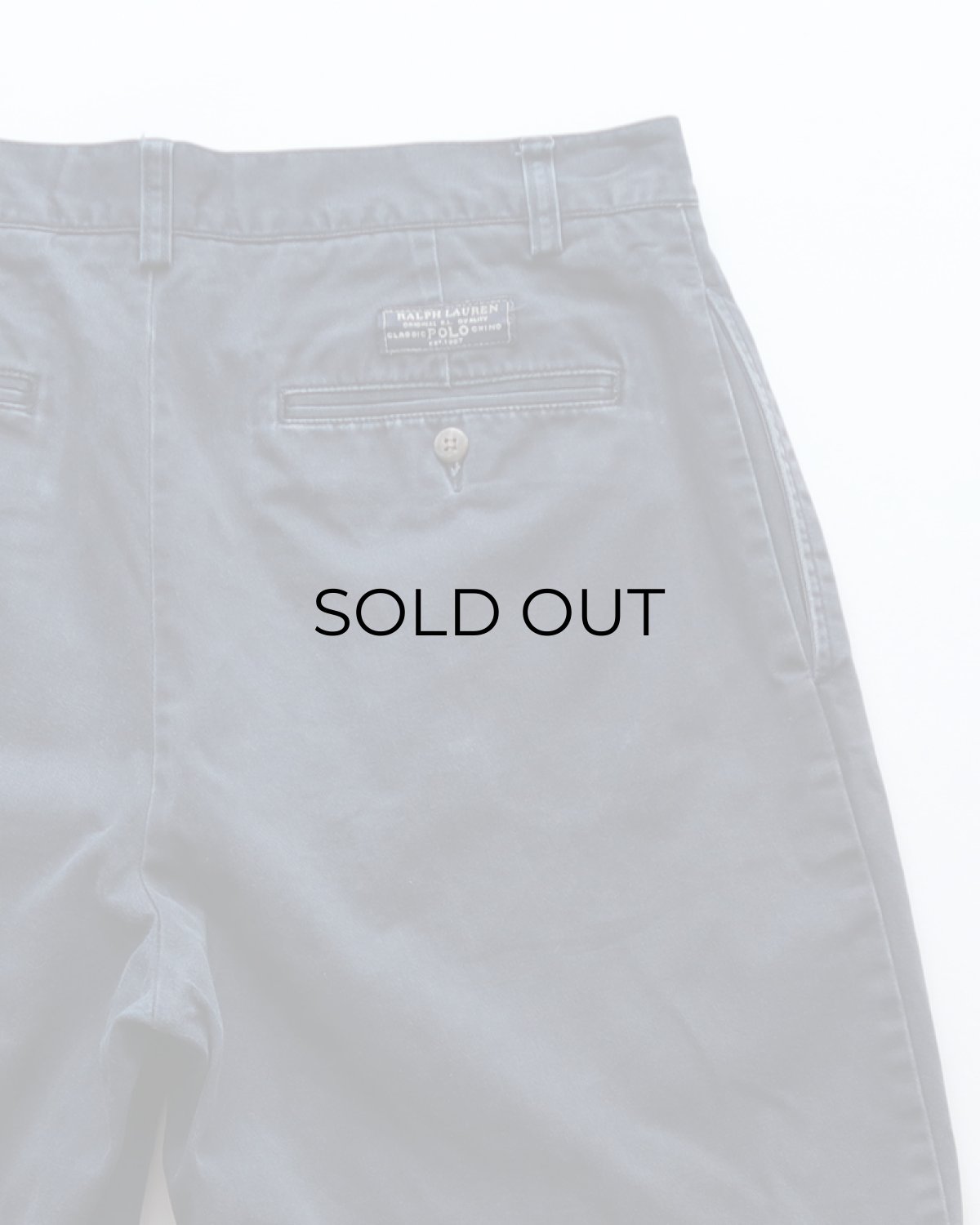 画像5: Polo by Ralph Lauren "POLO CHINO" COTTON TWILL TUCK SHORTS 【W33 程度】 (5)