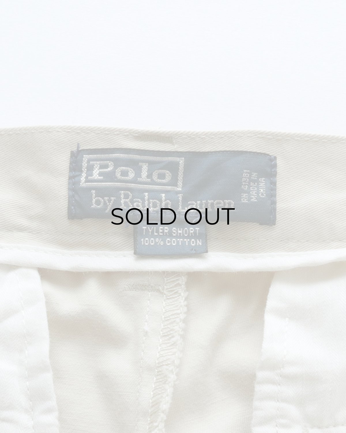 画像7: Polo by Ralph Lauren "POLO CHINO" COTTON TWILL TUCK SHORTS 【W32 程度】 (7)