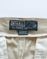 画像7: Polo by Ralph Lauren "POLO CHINO" COTTON TWILL TUCK SHORTS 【W32 程度】 (7)
