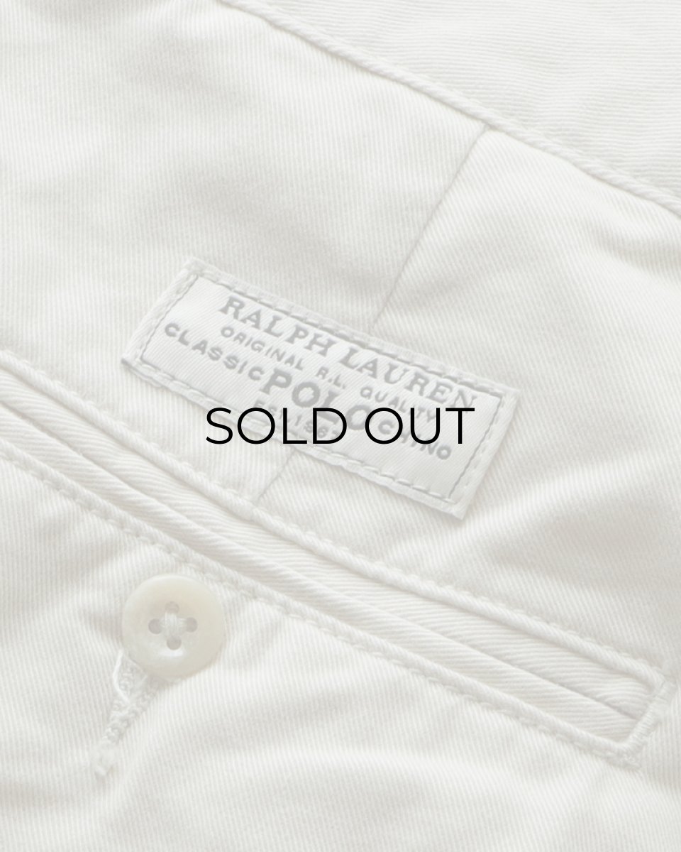 画像8: Polo by Ralph Lauren "POLO CHINO" COTTON TWILL TUCK SHORTS 【W32 程度】 (8)