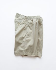 画像2: Polo by Ralph Lauren "POLO CHINO" COTTON TWILL TUCK SHORTS 【W32 程度】 (2)