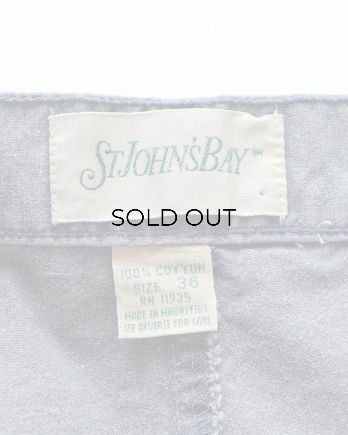 画像7: 80's ST. JOHN'S BAY PIGMENT DYED COTTON BUSH SHORTS (7)