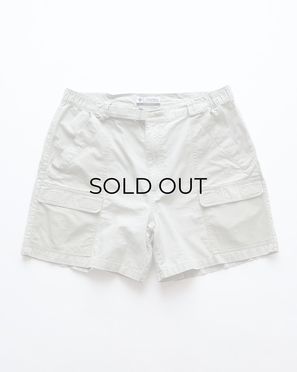 画像1: 00's Columbia "PFG" COTTON CANVAS FISHING SHORTS (1)