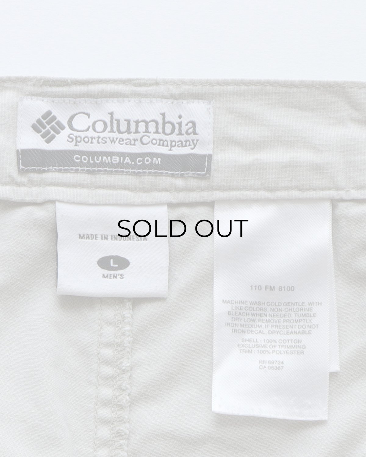 画像7: 00's Columbia "PFG" COTTON CANVAS FISHING SHORTS (7)