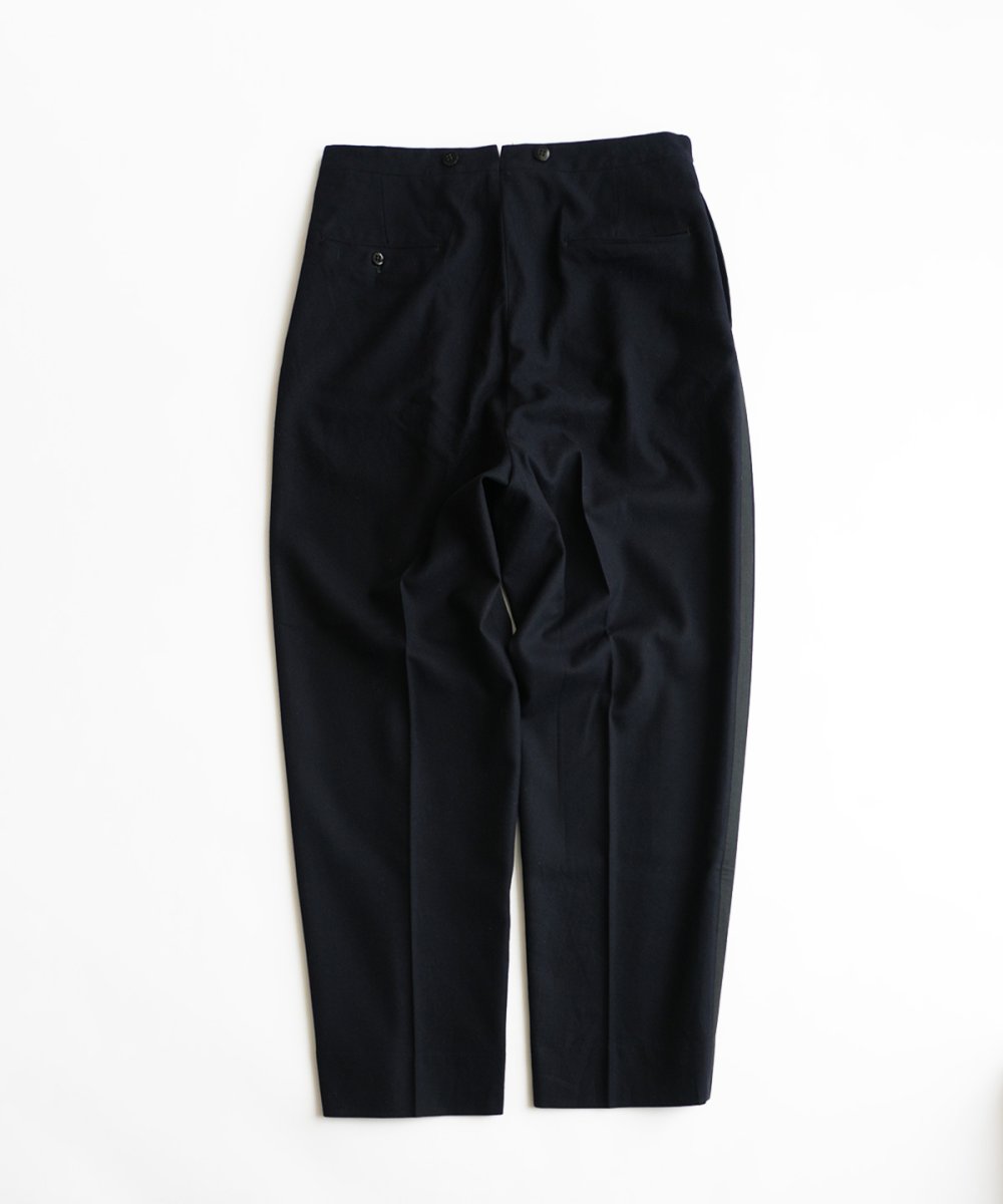 画像3: 〜50's UNKNOWN BRAND WOOL SIDE TAPE TUXEDO SLACKS【W34 x L31.5 程度】 (3)