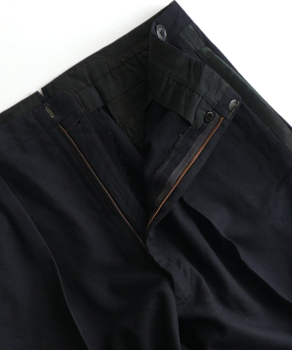 画像5: 〜50's UNKNOWN BRAND WOOL SIDE TAPE TUXEDO SLACKS【W34 x L31.5 程度】 (5)