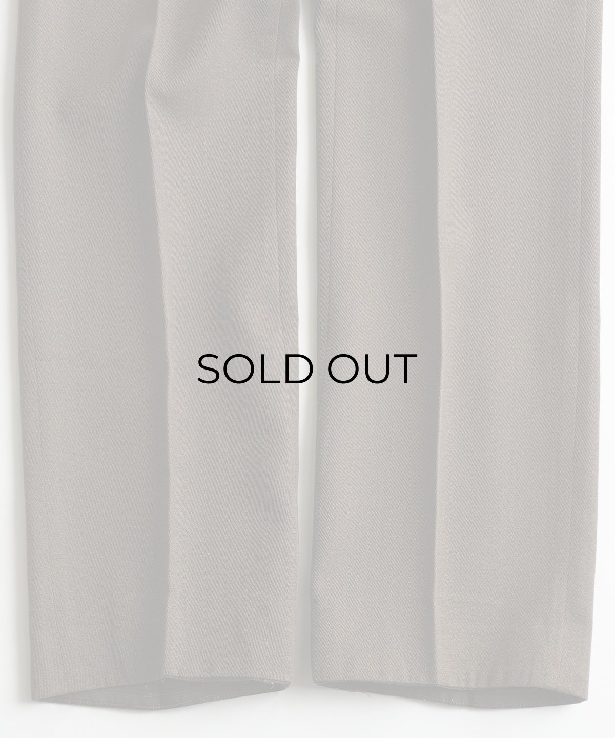 画像5: 〜70's UNKNOWN BRAND WOOL GABARDINE TUCK SLACKS【W33 x L31 程度】 (5)