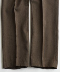 画像5: 〜70's UNKNOWN BRAND WOOL GABARDINE TUCK SLACKS【W33 x L31 程度】 (5)