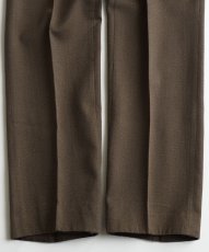 画像5: 〜70's UNKNOWN BRAND WOOL GABARDINE TUCK SLACKS【W33 x L31 程度】 (5)