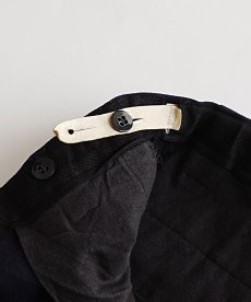 画像7: OLD UNKNOWN BRAND WOOL UNIFORM TUCK SLACKS【W34〜W36 x L30 程度】 (7)