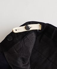 画像7: OLD UNKNOWN BRAND WOOL UNIFORM TUCK SLACKS【W34〜W36 x L30 程度】 (7)