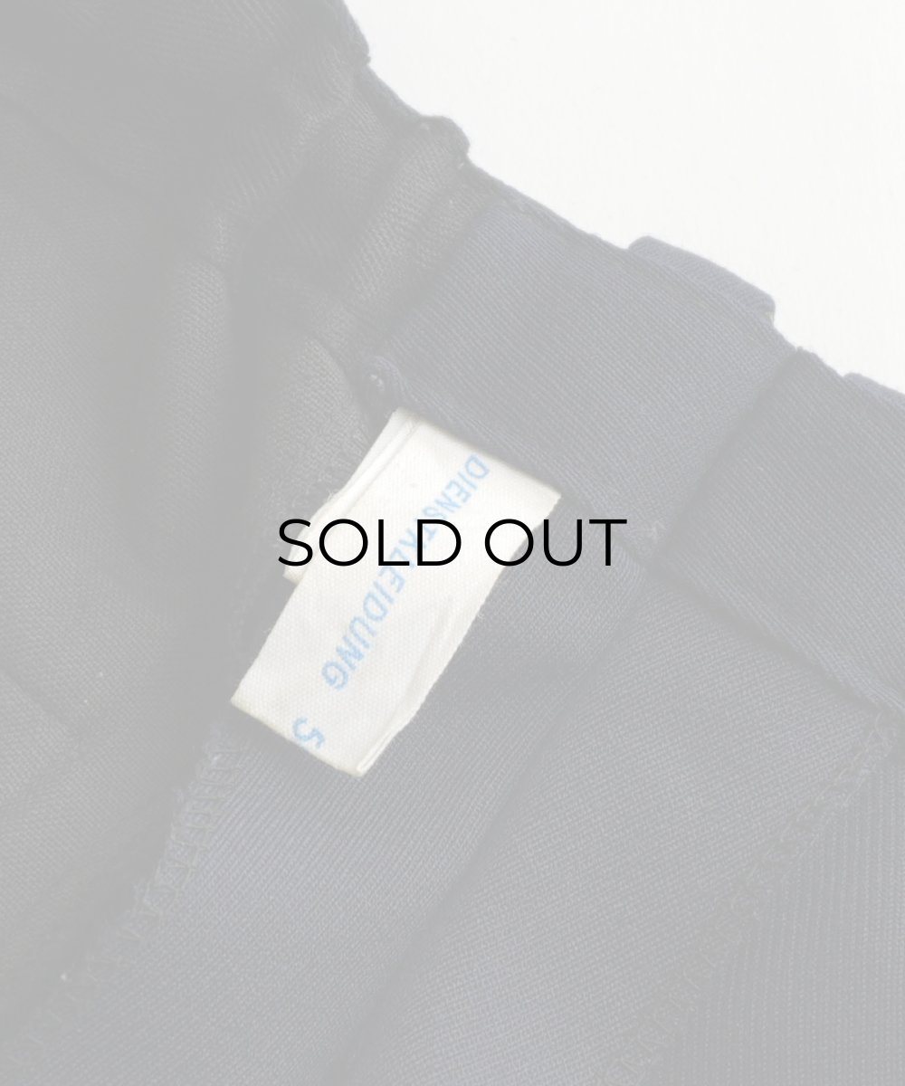 画像6: OLD UNKNOWN BRAND WOOL UNIFORM TUCK SLACKS【W34〜W36 x L30 程度】 (6)