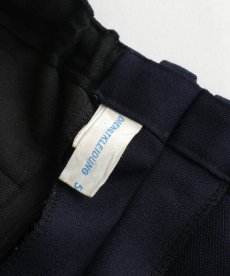 画像6: OLD UNKNOWN BRAND WOOL UNIFORM TUCK SLACKS【W34〜W36 x L30 程度】 (6)