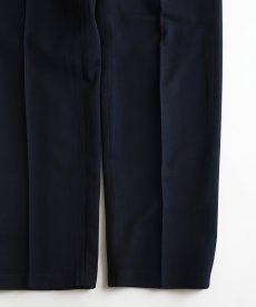 画像4: OLD UNKNOWN BRAND WOOL UNIFORM TUCK SLACKS【W34〜W36 x L30 程度】 (4)