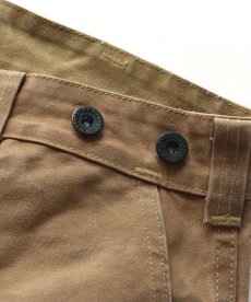 画像10: OLD FILSON WAXED COTTON CANVAS W-KNEE WORK TROUSERS "MADE IN USA"　【W35 x L29.5 程度】 (10)