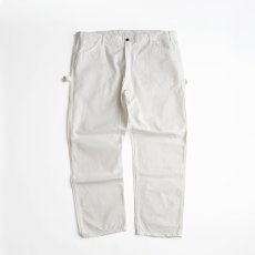 画像1: Dickies WHITE COTTON TWILL PAINTER PANTS "SHERWIN WILLIAMS" 【SIZE : W43 x L32 程度】 (1)