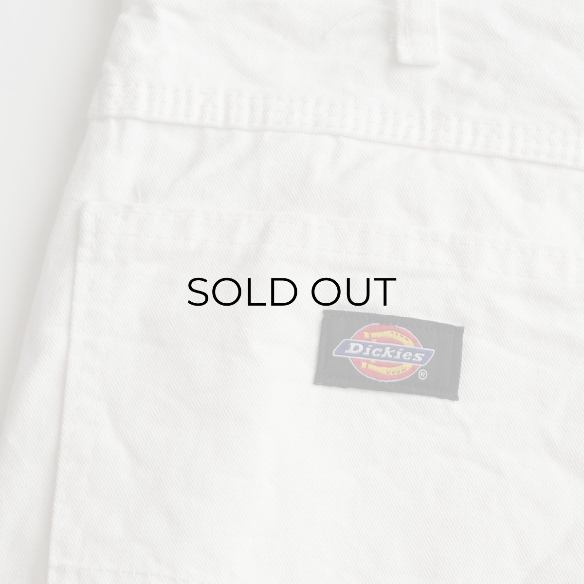 画像7: Dickies WHITE COTTON TWILL PAINTER PANTS "SHERWIN WILLIAMS" 【SIZE : W43 x L32 程度】 (7)