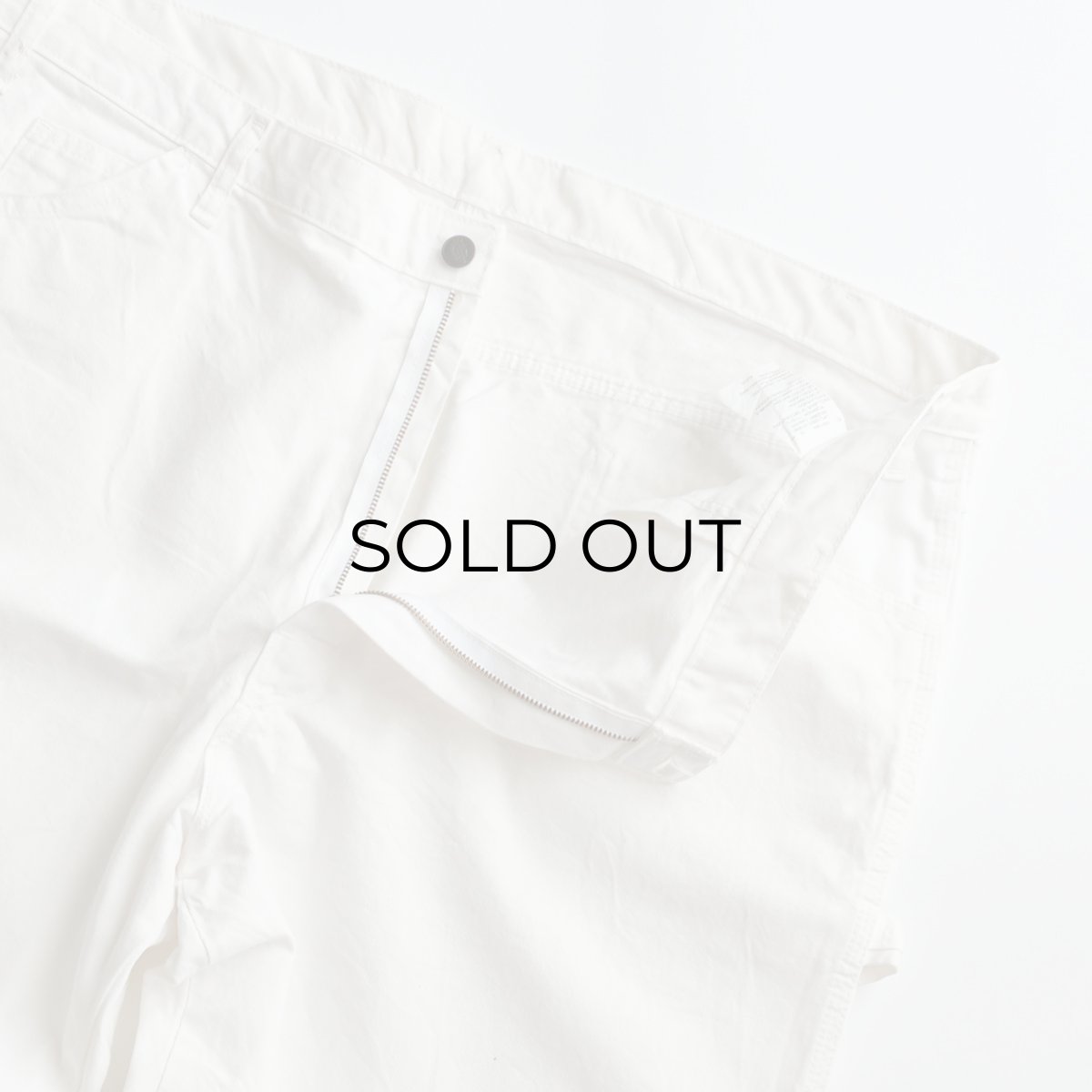 画像3: Dickies WHITE COTTON TWILL PAINTER PANTS "SHERWIN WILLIAMS" 【SIZE : W43 x L32 程度】 (3)