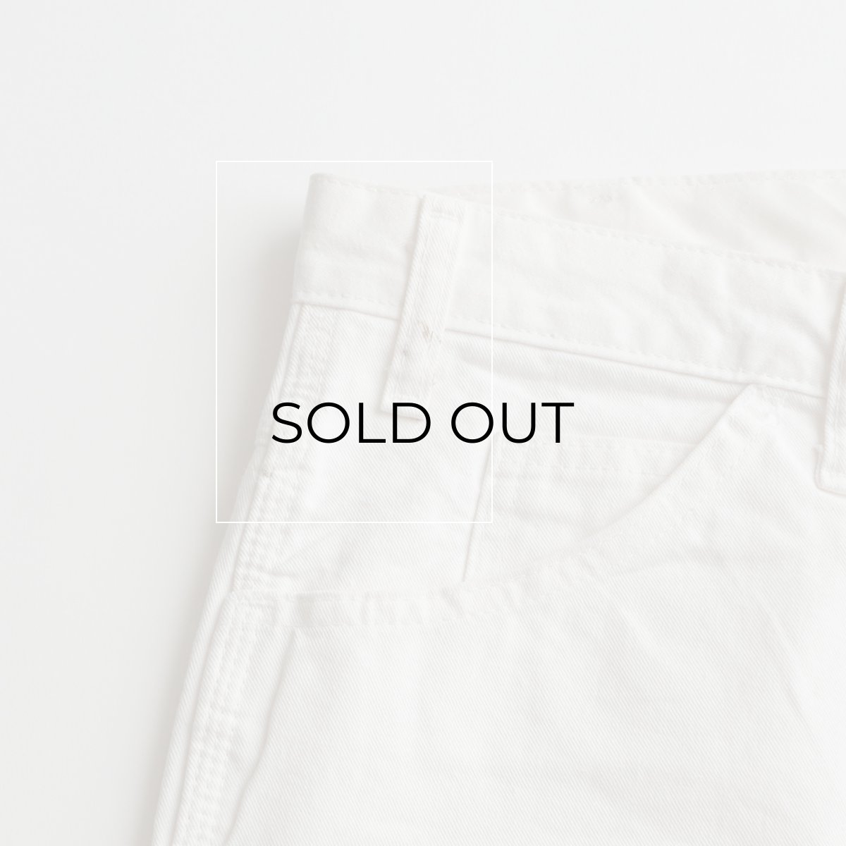 画像11: Dickies WHITE COTTON TWILL PAINTER PANTS "SHERWIN WILLIAMS" 【SIZE : W43 x L32 程度】 (11)