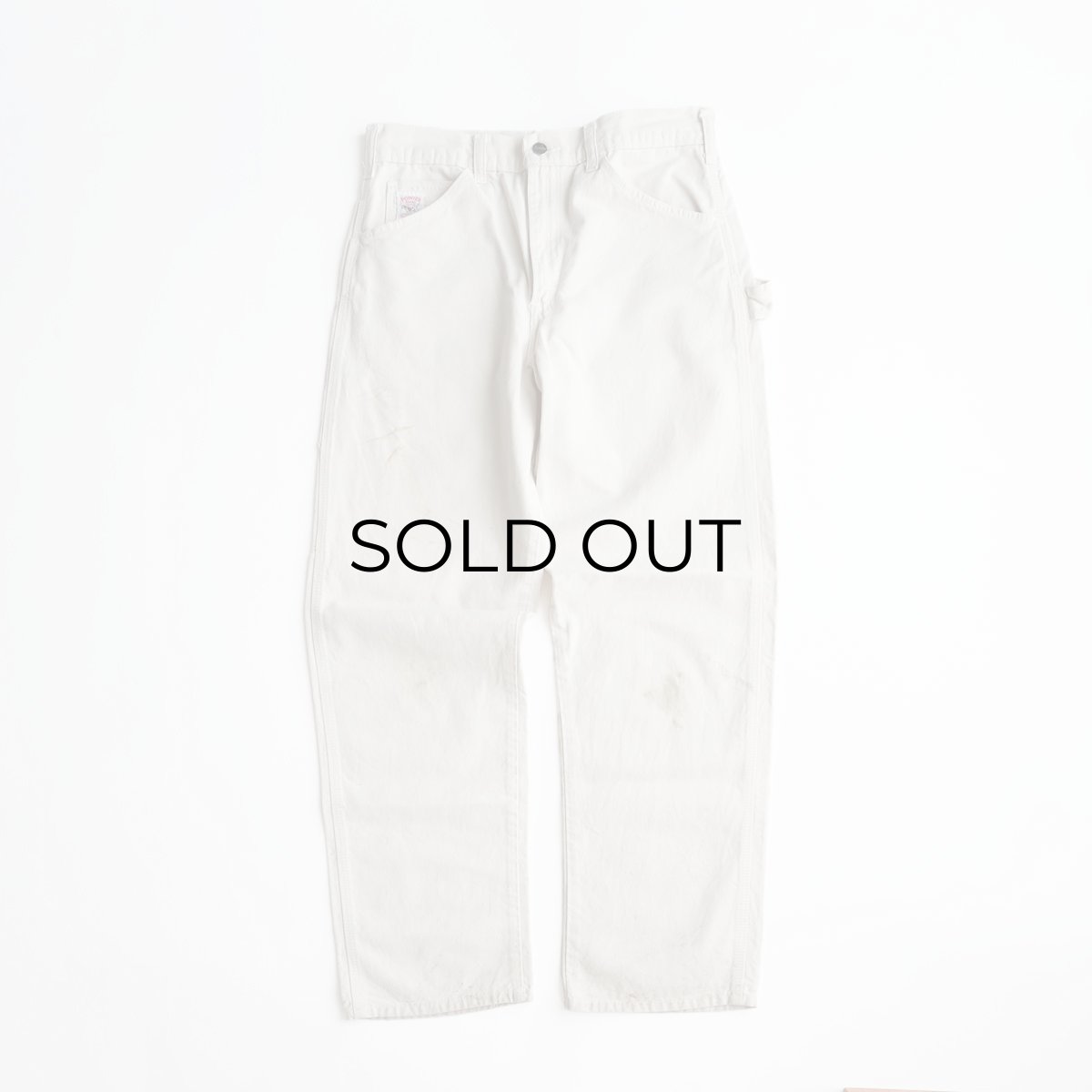 画像1: POINTER UNBLEACHED COTTON TWILL PAINTER PANTS "MADE IN USA" 【SIZE : W33 x L31 程度】 (1)