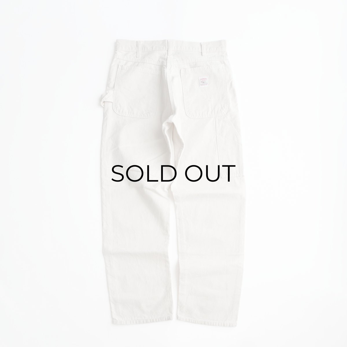 画像2: POINTER UNBLEACHED COTTON TWILL PAINTER PANTS "MADE IN USA" 【SIZE : W33 x L31 程度】 (2)