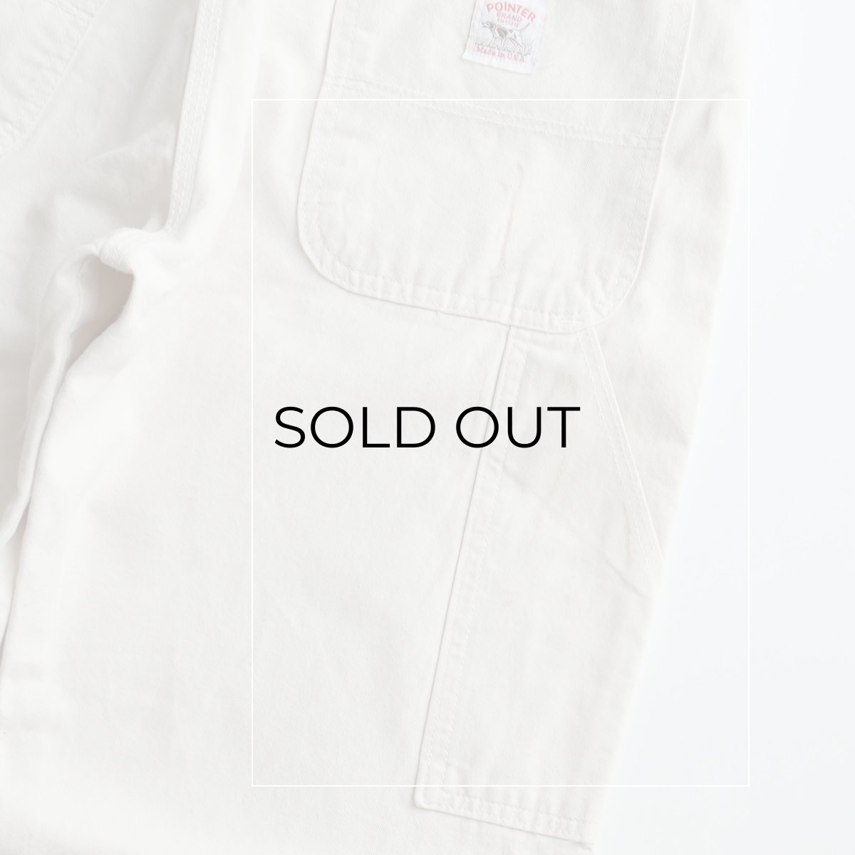 画像12: POINTER UNBLEACHED COTTON TWILL PAINTER PANTS "MADE IN USA" 【SIZE : W33 x L31 程度】 (12)