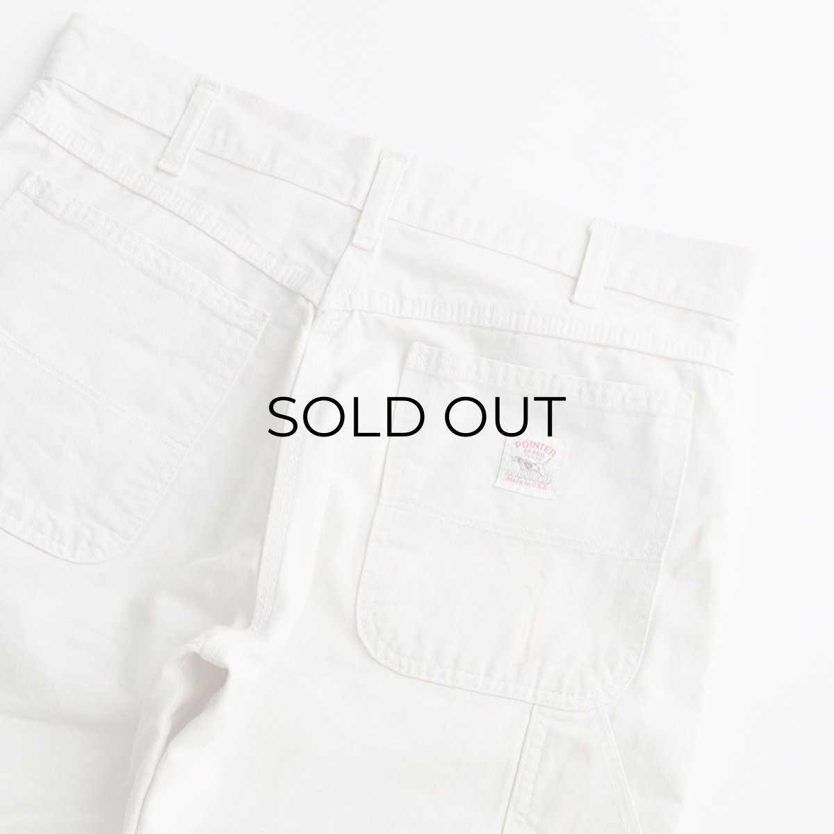 画像5: POINTER UNBLEACHED COTTON TWILL PAINTER PANTS "MADE IN USA" 【SIZE : W33 x L31 程度】 (5)