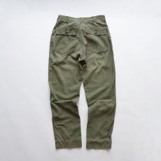 画像2: 60's US ARMY COTTON SATEEN UTILITY BAKER PANTS 【SIZE W29 x L29.5 程度】 (2)