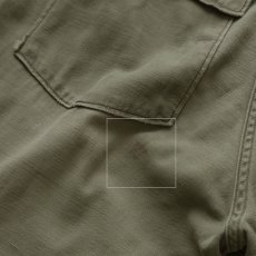 画像9: 60's US ARMY COTTON SATEEN UTILITY BAKER PANTS 【SIZE W29 x L29.5 程度】 (9)